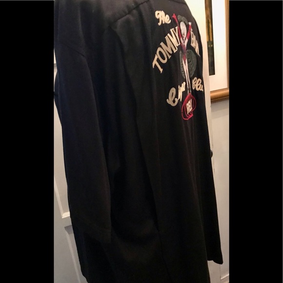 Tommy Bahama Cigar club black rayon shirt XL - Picture 4 of 6